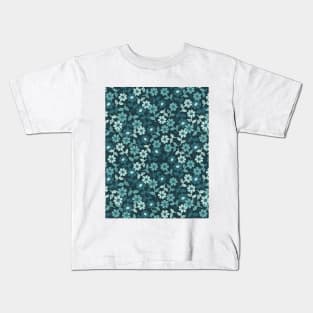 Denim Floral Kids T-Shirt